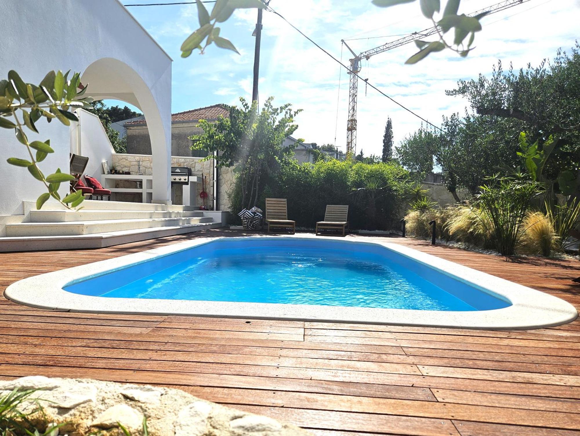 The Three Flowers Pool House Trogir Exterior photo